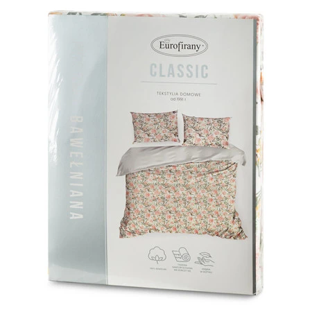 Komplet pościeli bawełnianej Sonia 30, 220 x 200 cm, Jasnopomarańczowy