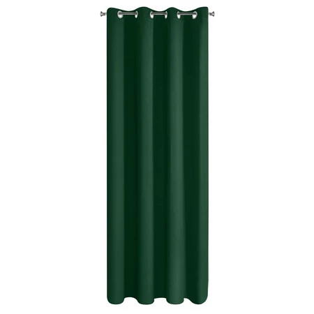 ZASŁONA GOTOWA LOGAN 135 X 250 CM CIEMNOZIELONY
