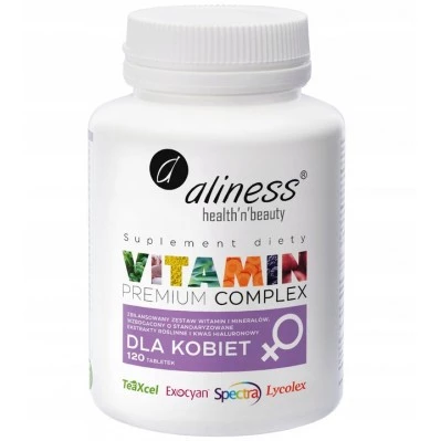 Aliness Premium Vitamin Complex dla kobiet 120 tabl.