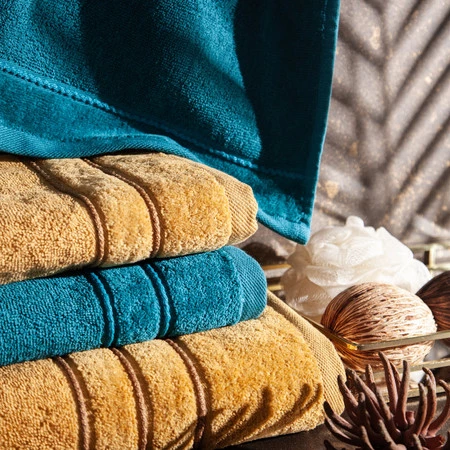 RĘCZNIK SIBEL (07) 30 X 50 CM CIEMNOTURKUSOWY