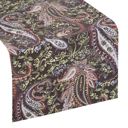 Obrus Adina 35 x 180 cm, Czarny