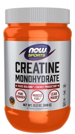Now Foods Monohydrat Kreatyny 600 g bezsmakowy