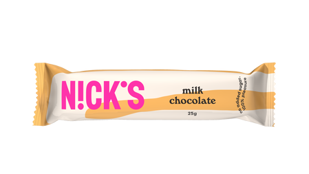 N!CK'S Nicks Baton Milk Chocolate bez cukru 25g