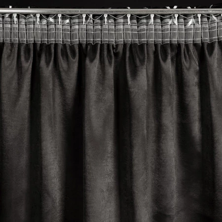 ZASŁONA GOTOWA MILI NA TAŚMIE 140 X 270 CM CZARNY