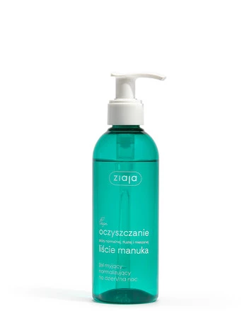 Ziaja, Żel myjący normalizujący na dzień/noc, Liście Manuka 200ml