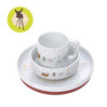 Lassig Komplet naczyń z porcelany Garden Explorer Ślimak
