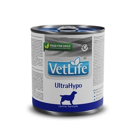 Zestaw 6x FARMINA Vet Life UltraHypo - mokra karma dla psa - 300 g