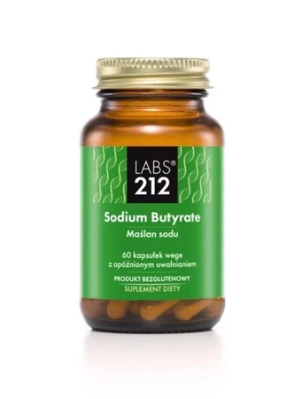 LABS212 Sodium Butyrate - Maślan sodu (60 kaps.)