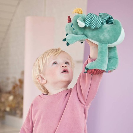 LILLIPUTIENS Przytulanka dźwiękowa latający Smok Joe 9 m+