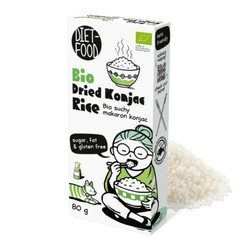 Diet-Food Suchy Makaron Konjac Shirataki Rice bezglutenowy 80 g