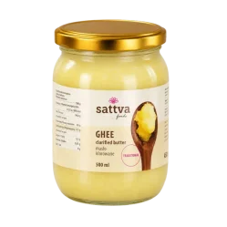Sattva Ghee tradycyjne masło klarowane 500 ml