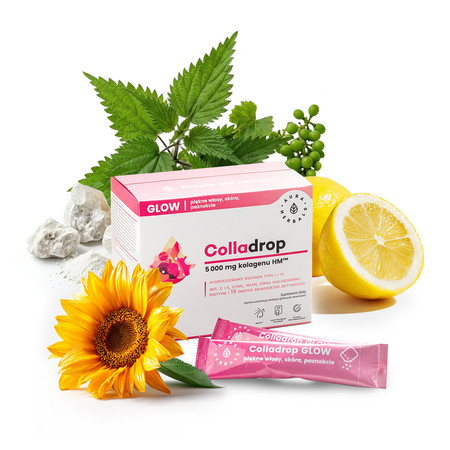 Aura Herbals Colladrop Glow kolagen morski 5000mg - 30 saszetek