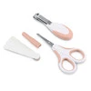 Nuvita, Zestaw kosmetyczny do paznokci: nożyczki, cążki i 5 pilniczków, English Rose