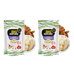 Zestaw: 2x Big Nature Płatki migdałowe 150 g