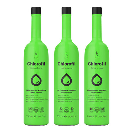  Zestaw 3x DuoLife - Chlorofil w płynie - 750ml