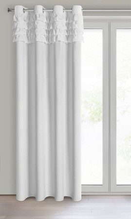 ZASŁONA GOTOWA ERIN 140 X 250 CM BIAŁY