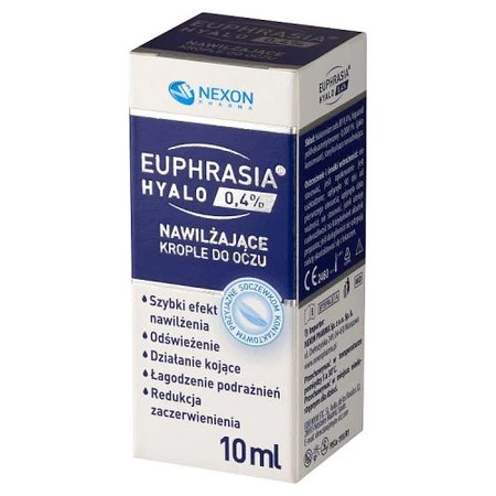 Nexon Euphrasia Hyalo 0,4% Nawilżające Krople Do Oczu 10ml
