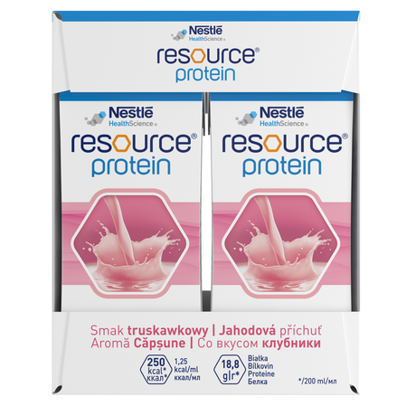 RESOURCE Protein smak truskawka 4 x 200ml