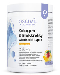 Osavi Kolagen Elektrolity Witalność i Sport 390g smak ananas i mango