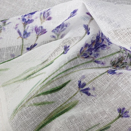 FIRANA GOTOWA ELLA NA TAŚMIE 150 X 30 CM BIAŁY