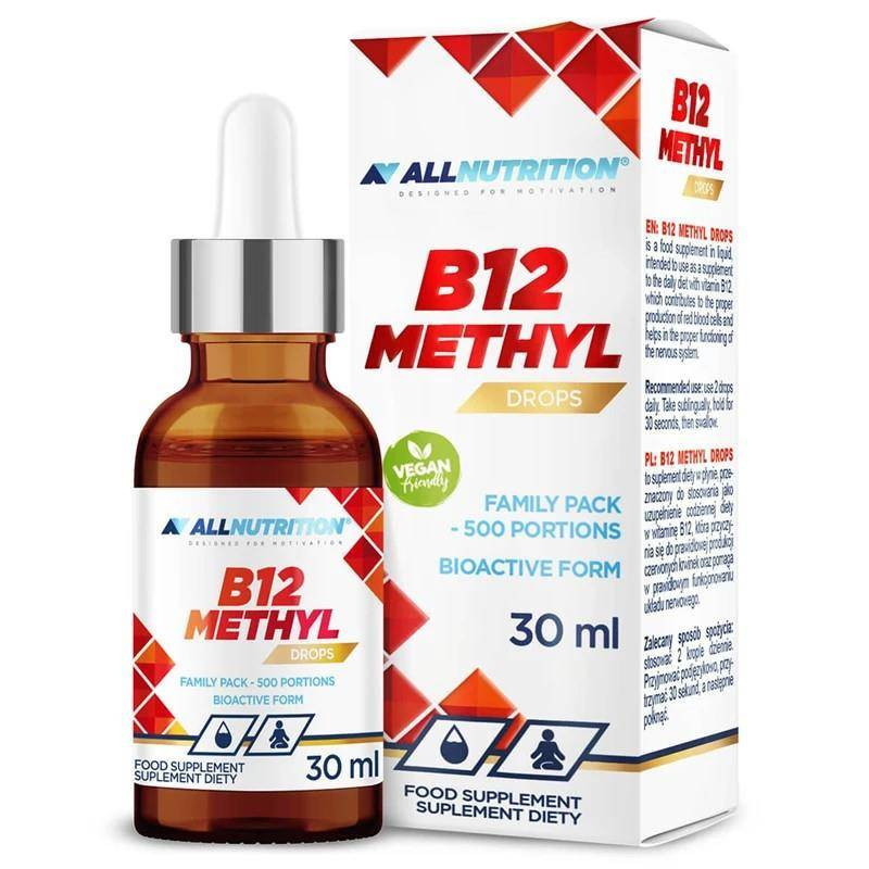 Allnutrition Witamina B12 Methyl 30 ml drops - Nabea.pl