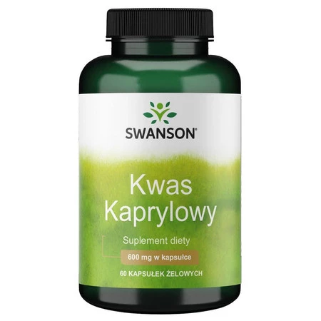 Swanson Kwas Kaprylowy 600 Mg 60 K