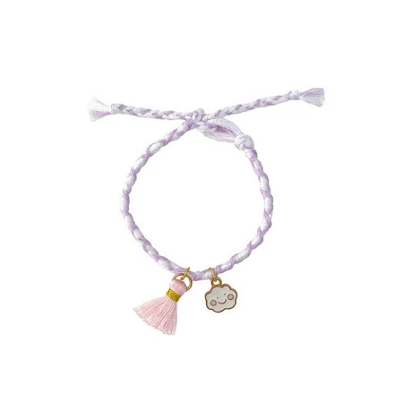 Janod Zestaw kreatywny do tworzenia biżuterii Tęczowe bransoletki 30 szt. 8+