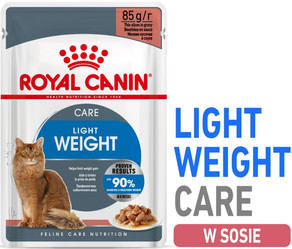 ROYAL CANIN Light Weight Care w sosie 85g KRÓTKA DATA 2026-09-10