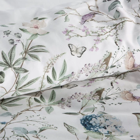 Komplet Pościeli Satynowej Spring 56 160 x 200 cm, Biały