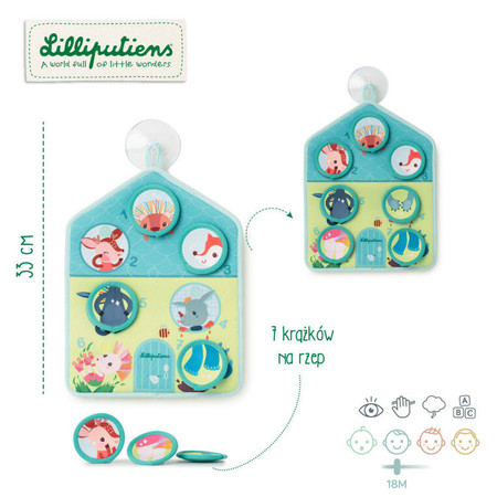 LILLIPUTIENS Edukacyjna mata do wanny