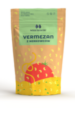 WEGE SIOSTRY WEGAŃSKA ALTERNATYWA SERA TWARDEGO TARTEGO Z ORZECHÓW NERKOWCA BEZGLUTENOWA 90 g