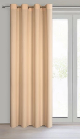 ZASŁONA GOTOWA RITA 140 X 250 CM JASNOPOMARAŃCZOWY