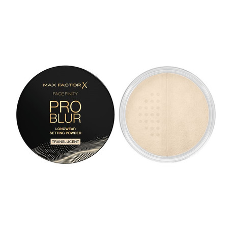 Facefinity Pro Blur sypki puder matujący Translucent 10.5g