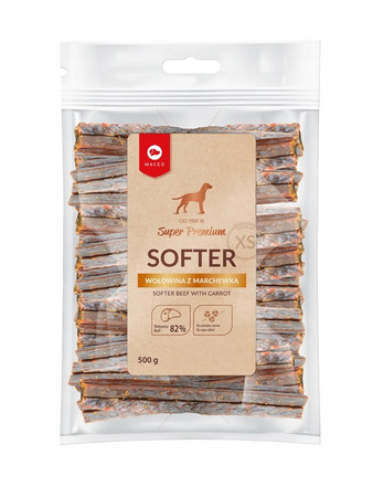 Maced Softer Wołowina Z Marchewką - przysmak dla psa -  500g