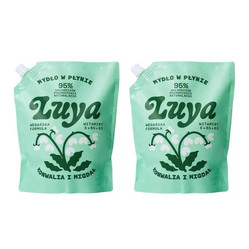 Zestaw: 2x Luya - Mydło do rąk w płynie Konwalia i Migdał Refill 800ml