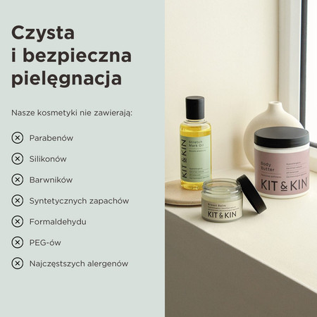 Kit & Kin, Nawilżający balsam do brodawek dla mam, Ukojenie oraz odżywienie, 50 ml