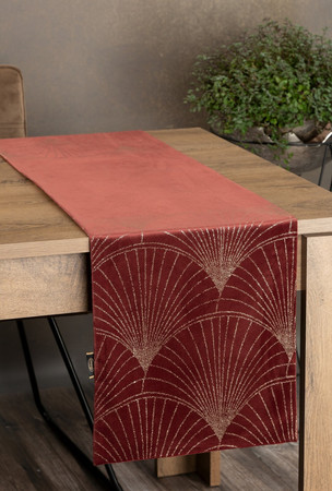 OBRUS BLINK 14 35 X 220 CM CEGLASTY