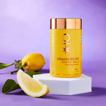 Nutriburst Vitamin D3+K2 Witamina D3 + K2 w żelkach 60 szt.