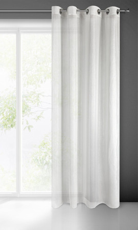 FIRANA GOTOWA ELICIA 140 X 250 CM BIAŁY