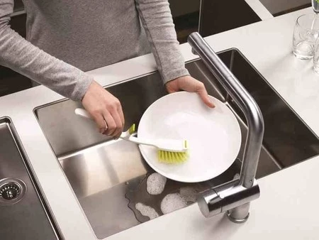 JJ - Szczotka do naczyń Edge™, biało-zielona