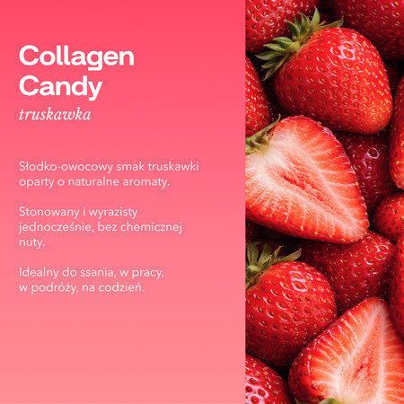 Intenson Collagen Candy 60 tabl. smak truskawka