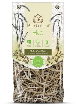 BARTOLINI Makaron orkiszowy pełnoziarnisty krajanka BIO 250g