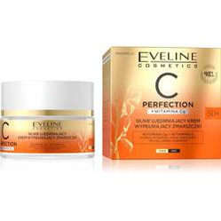 Eveline C Perfection Silnie Ujędrniający Krem wypełniający zmarszczki 50+ na dzień i noc 50ml