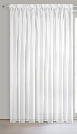 FIRANA GOTOWA LUCY NA TAŚMIE 350 X 250 CM BIAŁY