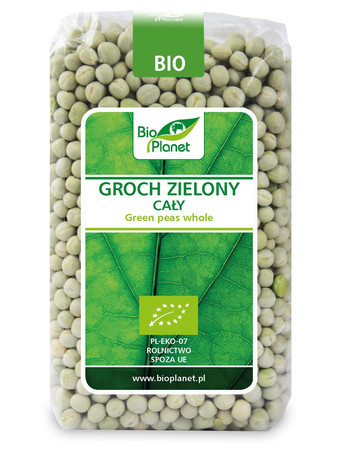 BIO PLANET GROCH ZIELONY CAŁY BIO 500 g