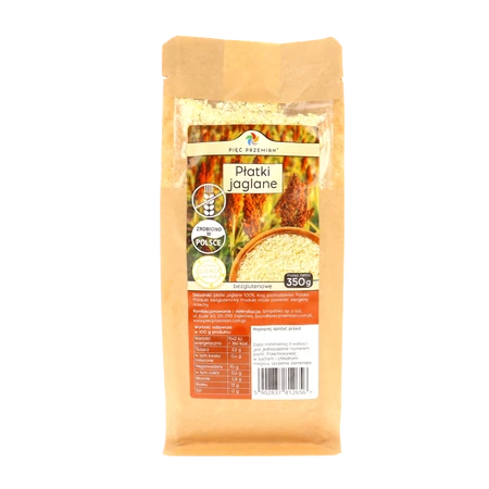 Pięć Przemian Płatki jaglane bezglutenowe 350 g