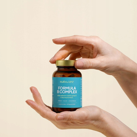 Natu.Care B-Complex witamina B12 metylokobalamina B1 B5 Biotyna 60 kaps.
