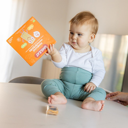 Smileat, BIO Chrupkie pieczywo z bananem i dynią, bez cukru 8m+, 60g