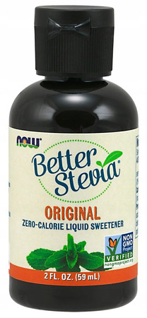 NOW Foods Stewia Orginal zamiennik cukru Stewia 59 ml