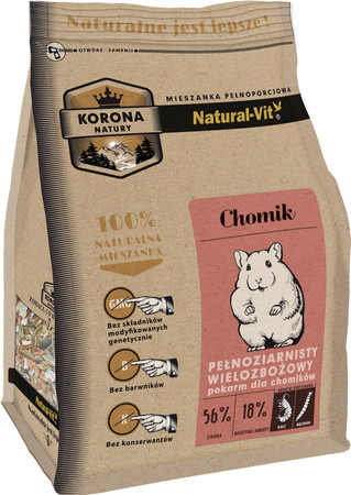 KORONA NATURY Natural-Vit Karma dla Chomików 750g